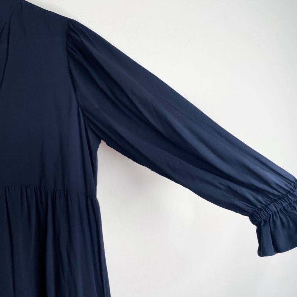 AG black dress long sleeve and knee length dress. Size medium.
